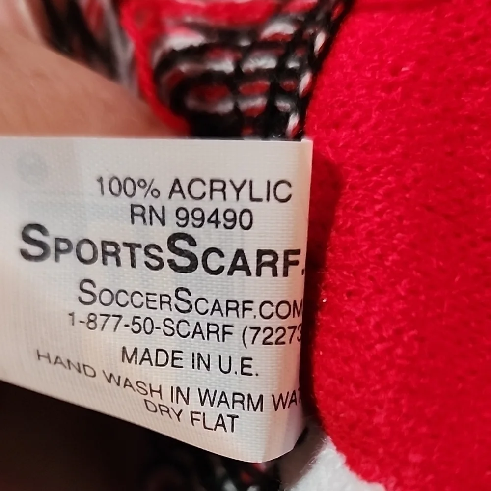 Lone Star Sovcer Club scarf mens 10 year anniversary 2014 vintage scarf